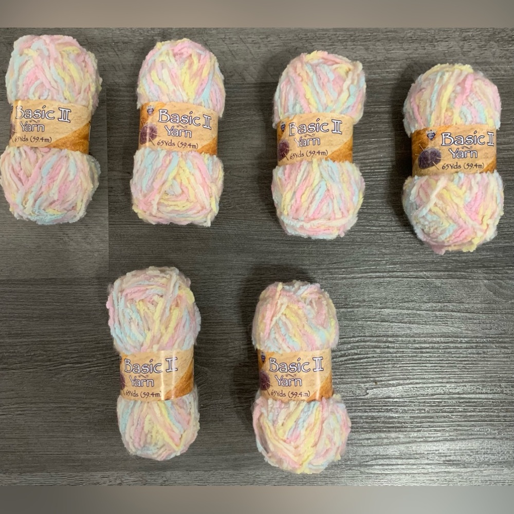 Nicole Quality Basic II Yarn- Multicolor- only 5 skeins left
